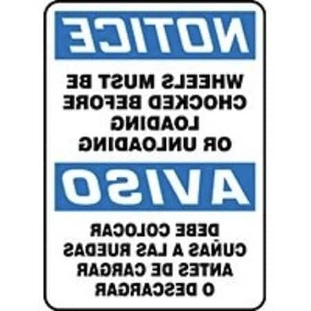 Accuform BILINGUAL OSHA NOTICE Safety Sign SBMTKC828XP SBMTKC828XP